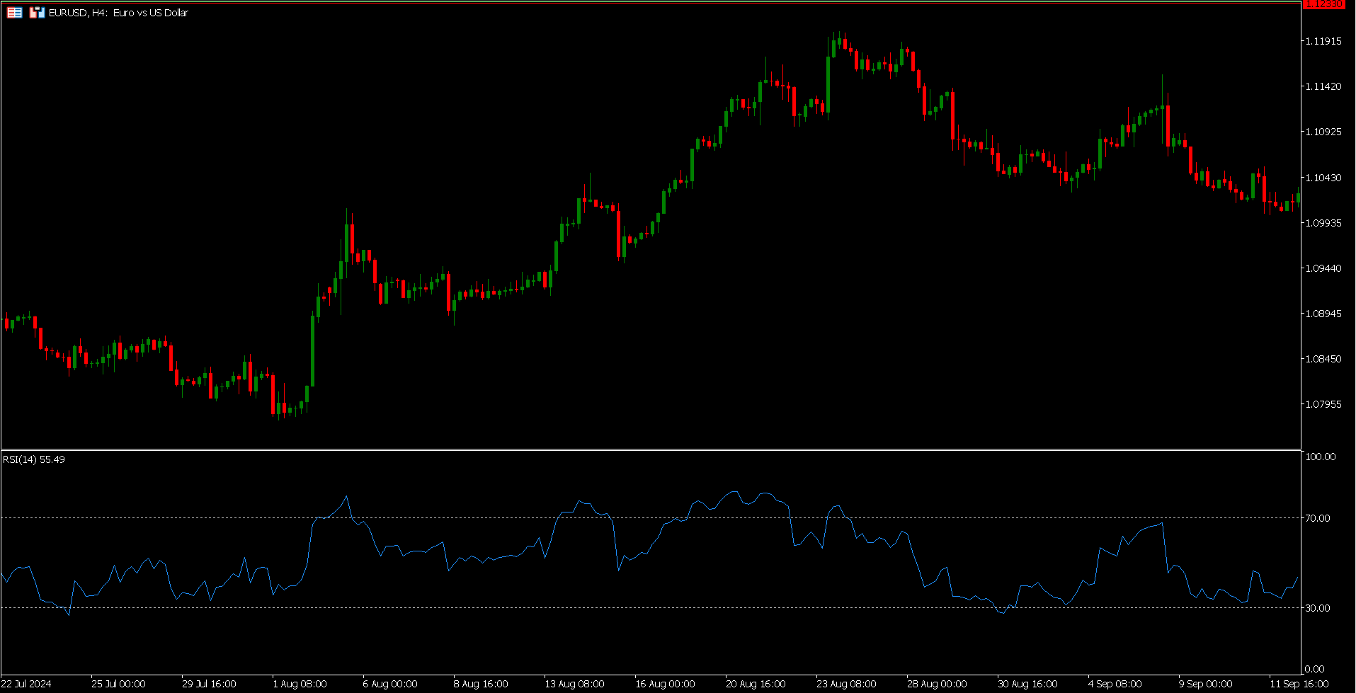 RSI indicator on MT5